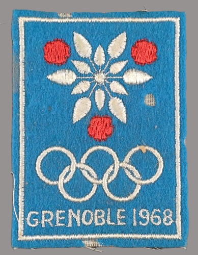 Patch grenoble 1968 - patch, jeux