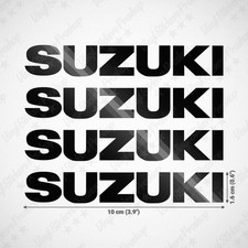 4 stickers SUZUKI 10 cm tuning