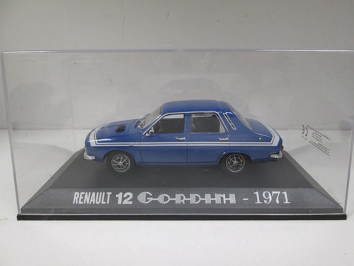 Renault r12 gordini bleu - renault,