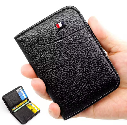 Porte carte bancaire cuir - carte, pu