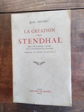 La Création Chez Stendhal -
