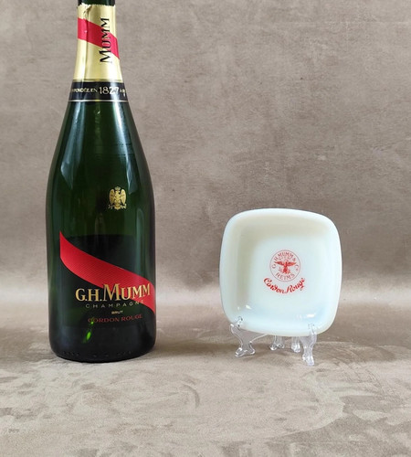 Cendrier champagne mumm - cendrier, cordon