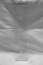 1 plaque de propreté en verre transparent biseauté 21 x 5 cm (AZ47)