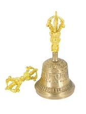 Bouddhiste Tibétain Temple Grand Cloche Dorjee Chant Bol Méditation Vajra Gong
