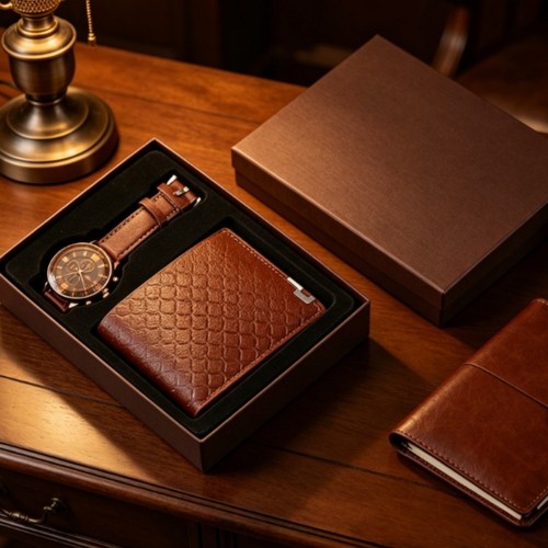 Ensemble portefeuille montre