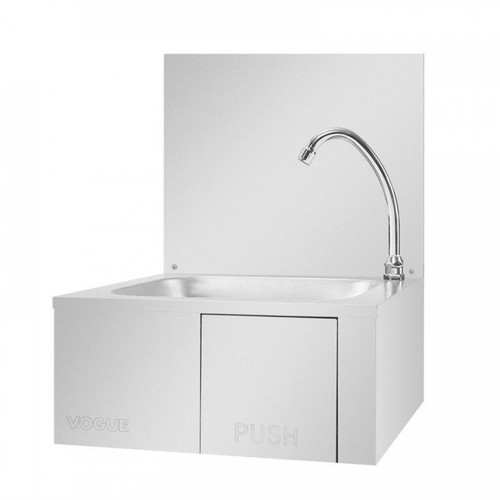 Lave mains inox commande - inox, au