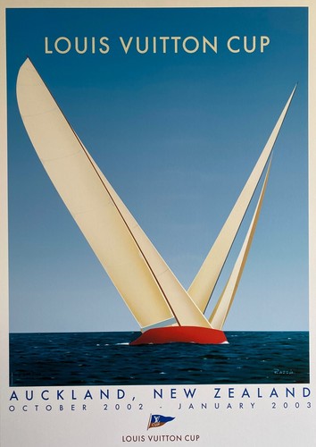 Affiche louis vuitton cup - louis,