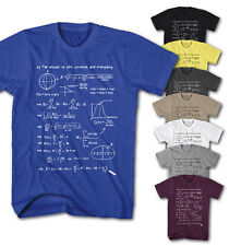 T-shirt Homme La Réponse est 42 Solution Stop Par Galaxie Neuf S-5XL TA1116