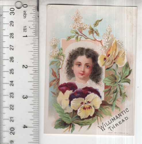 Willimantic thread girl - girl's, face