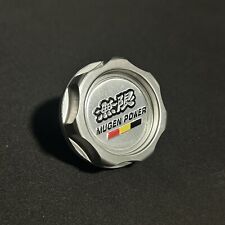 MUGEN - Bouchon remplissage réservoir d’huile - Argent - Universel pour Honda