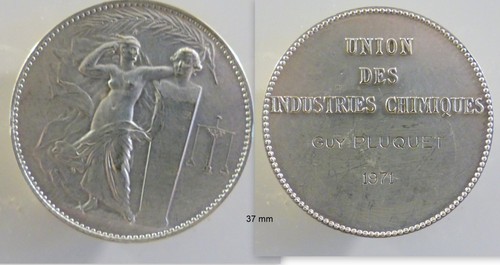 Médaille bronze argenté - bronze,