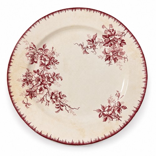 Grand plat rond service - plat, de