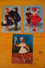 lot 3 carte postale peynet n°16 les amoureux , 27, 47 les poupées