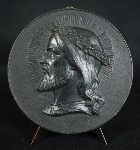 Médaillon religieux figure - , du