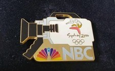 RARE PINS PIN'S JEUX OLYMPIQUES JO OLYMPIC MEDIA NBC SYDNEY 2000 CAMÉRA 