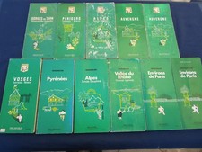 11 Livres Guides vert touristique Pneu MICHELIN Régions de France 1968 à 1982