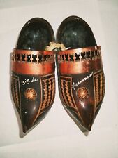 Paire de sabots d'enfant pour décoration - Rocamadour - Très ancien