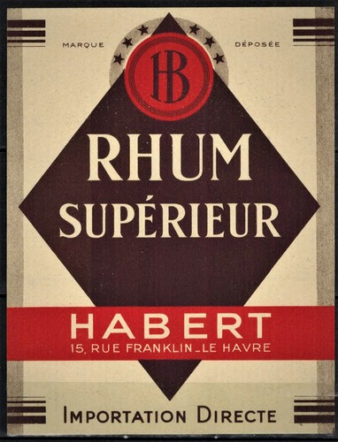 Etiquette rhum - etiquette, de