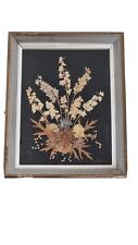 Bohemian Frame dried flowers wall art vintage decoration cadre fleurs séchées 