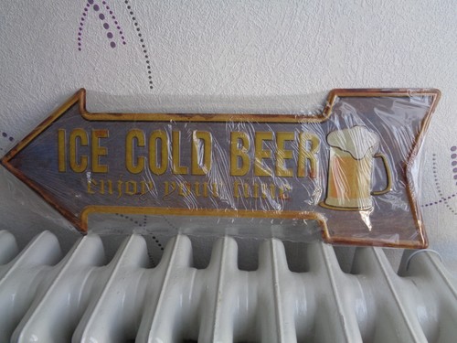 Tole metal fleche ice cold - fleche,