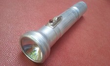 DDR Ancienne Lampe Torche/Old Flashlight/Alte Taschenlampe LR 20 Vintage 1970s