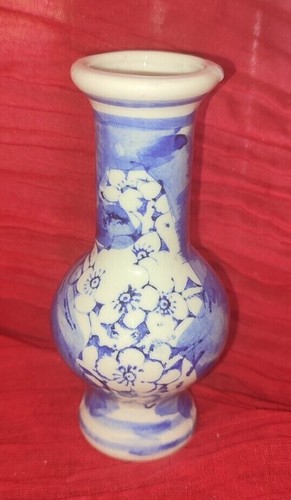 Vase chinois motif fleurs - vase,