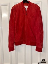 Veste de bombardier rouge