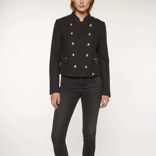 Veste militaire burberry - militaire, bleu