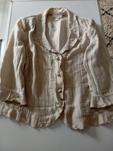 Veste lin élégante - en,