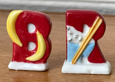 Lot de 2 Fèves Alphabet lettre Initiale B et R ⭐ Galette des Rois French Charm