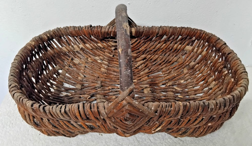 Ancien panier osier - panier,