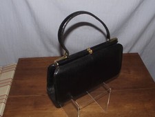 Sac en lézard noir des