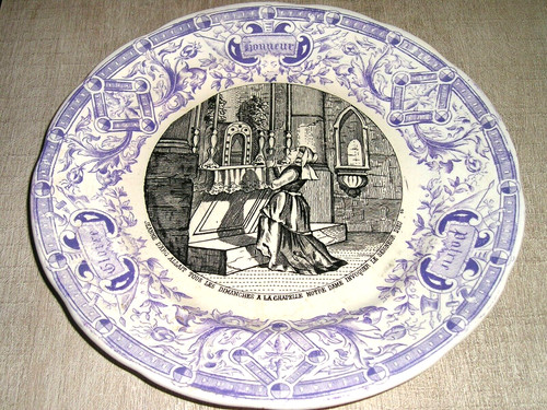 Assiette parlante - assiette,