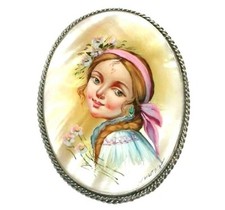 Broche Nacre Cadeau femme -