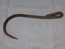 1 ancien grand crochet forgé