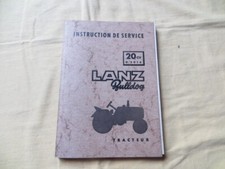 Tracteur LANZ Bulldog 20 CV -