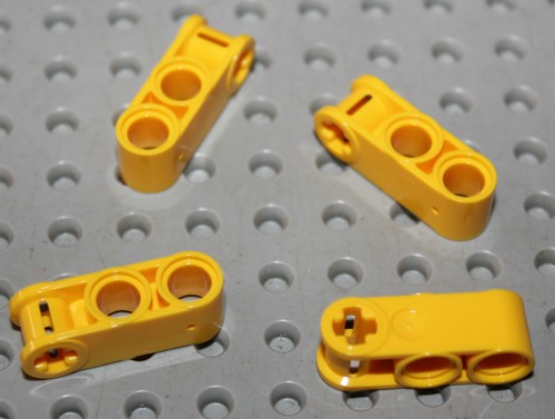 Lego yellow technic axle - yellow,