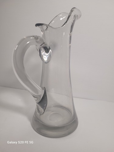 Pichet cidre verre ancien - a,