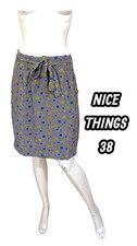 Nice Things Taille 38  Superbe jupe doublée grise viscose