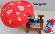 lot schtroumpfS champignon smurf puffo Pitufo puffi schtroumpfette rarissime