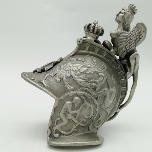 Casque miniature étain - casque,