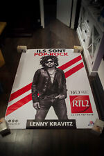 LENNY KRAVITZ ? RTL RADIO Large French Advertising Fashion Poster Original
