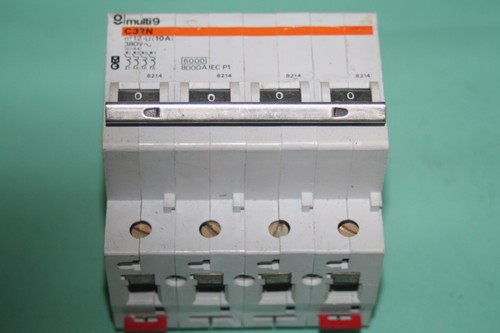 Disjoncteur c32n 10a 380v - 4p,