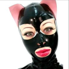 Capuche femme latex caoutchouc
