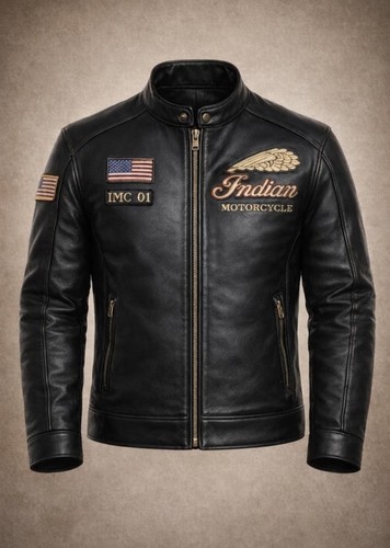 Men black indian bomber - black,