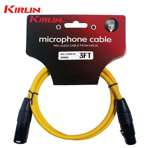 Kirlin 3ft xlr male female - 3ft, male/female