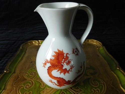 Ancien pichet eau dragon - à,