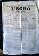Journal ancien L'ECHO DE