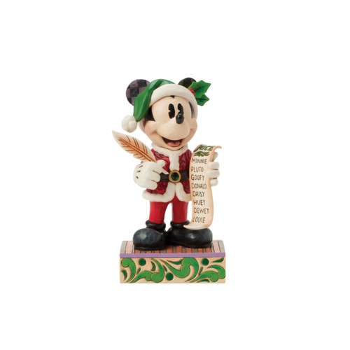 Figurine mickey père noël - mickey,