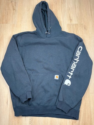 Sweat capuche carhartt bleu - à,